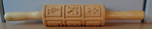 Teigrolle holz musterrolle - teigrolle, /